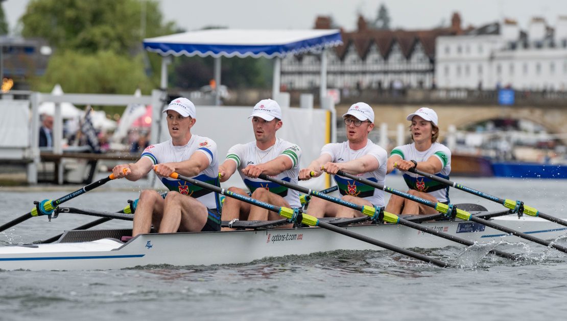 Queen's University Rowing Team of Four at Henley Regatta